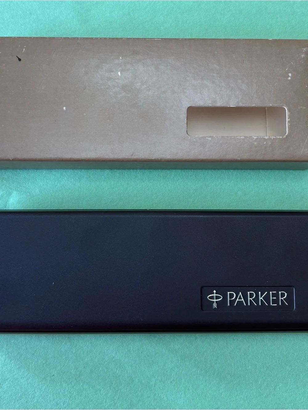 Parker Black and Gold Trim Ballpoint Pen in Presentation Box